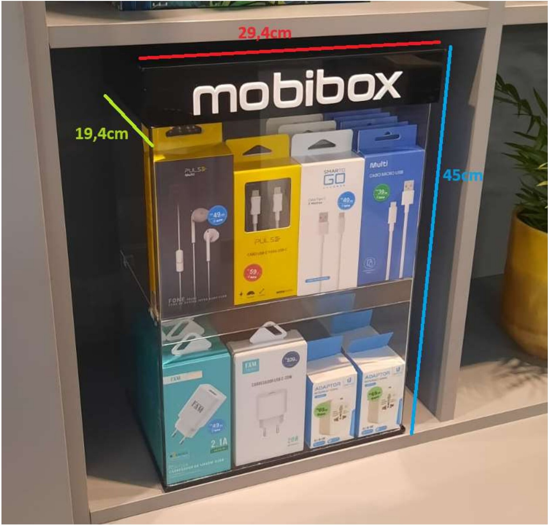 Mobibox countertop display